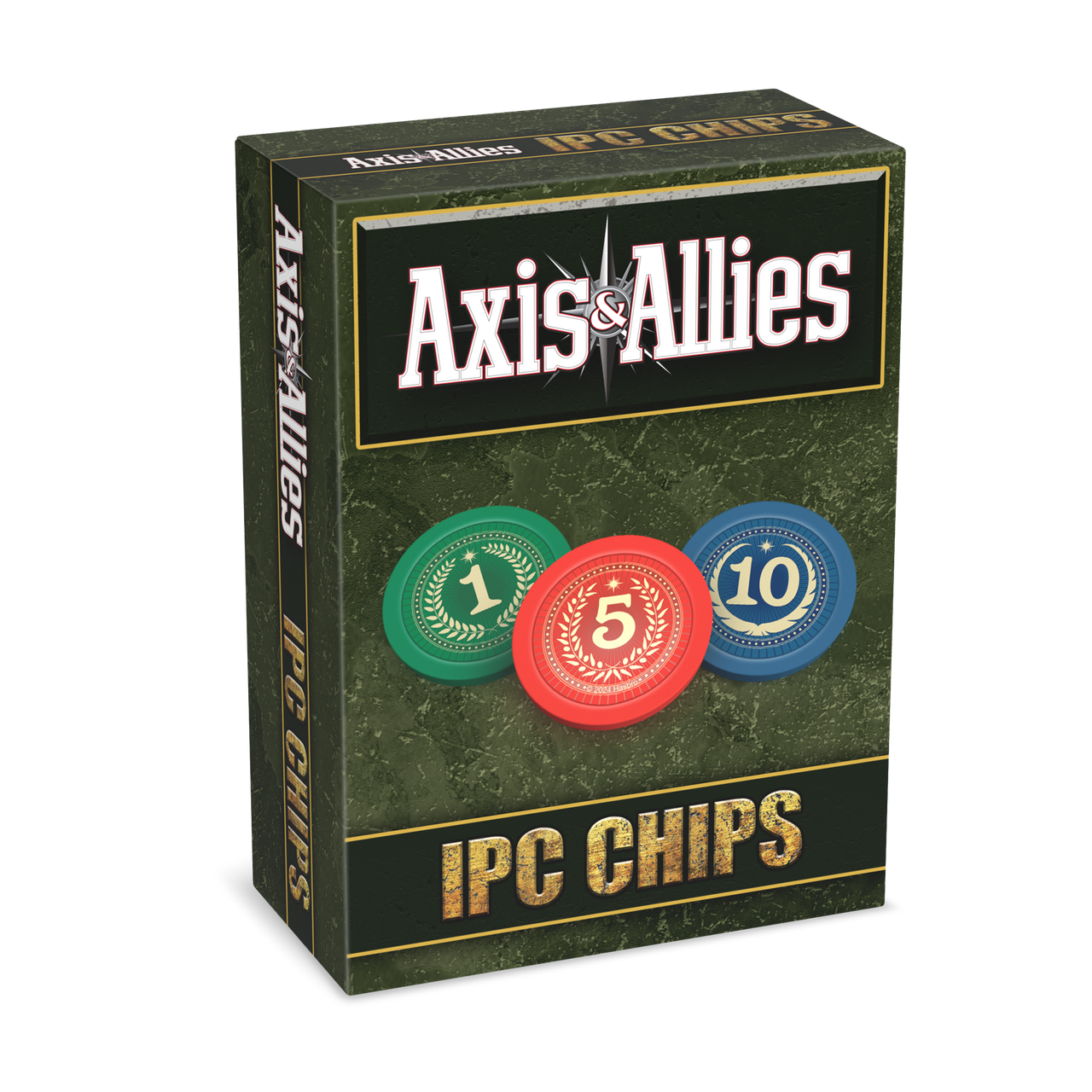 Axis & Allies Strategy Board Game - 300 Premium IPC Chips for Classic War Games | Perfect for Game Nights & Military Strategy Enthusiasts