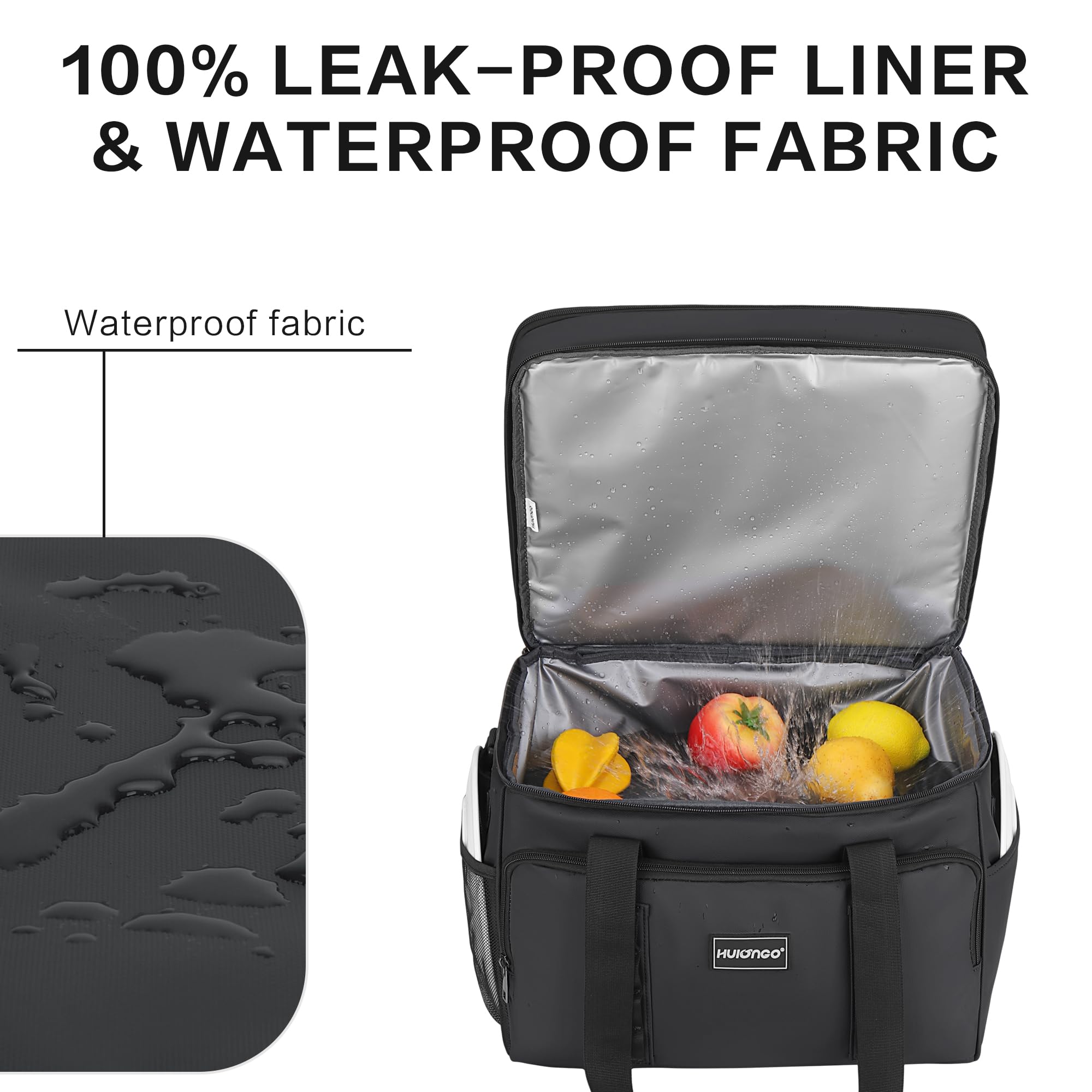 Insulated Soft Cooler Bag - Large Collapsible & Portable Ice Chest for Beach, Picnics, Camping & Outdoor Adventures | Keeps Drinks & Food Cold