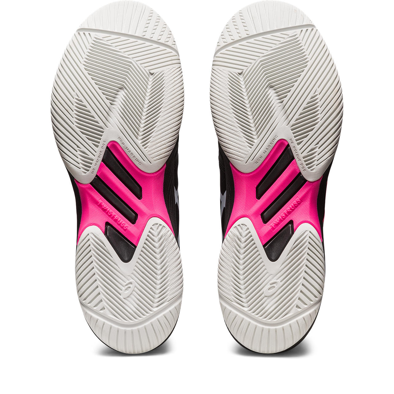 ASICS Solution Speed FF Men's Tennis Shoes - Lightweight Performance Court Shoes for Competitive Play (Black/Pink) | Ideal for Hard Court Tennis, Training & Match Play