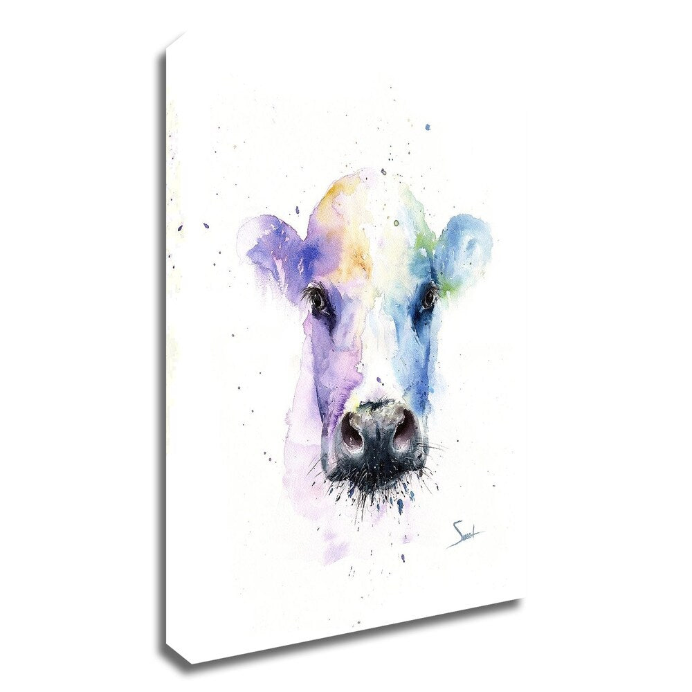 Abstract Cow Art Print by Eric Sweet - Premium Canvas Wall Art, Ready to Hang - Perfect for Living Room, Bedroom & Office Decor