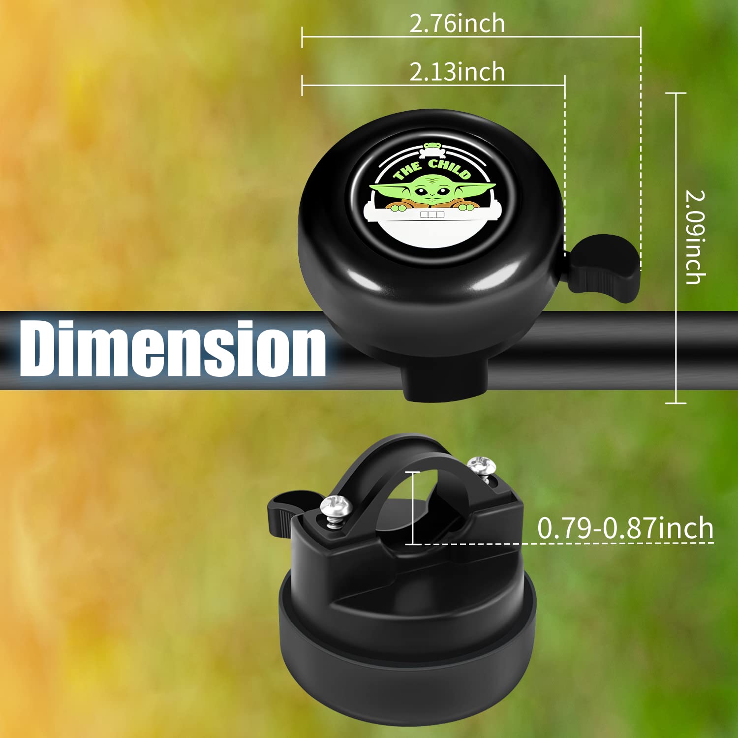 **Akkya Bike Bell - Cute Kawaii Cartoon Bicycle Horn for Kids & Adults - Durable Cycling Accessory for Handlebars, Scooters & Electric Mountain Bikes - Perfect for Women, Men, Girls & Boys - Ideal for Commuting, Leisure Rides & Outdoor Adventures**