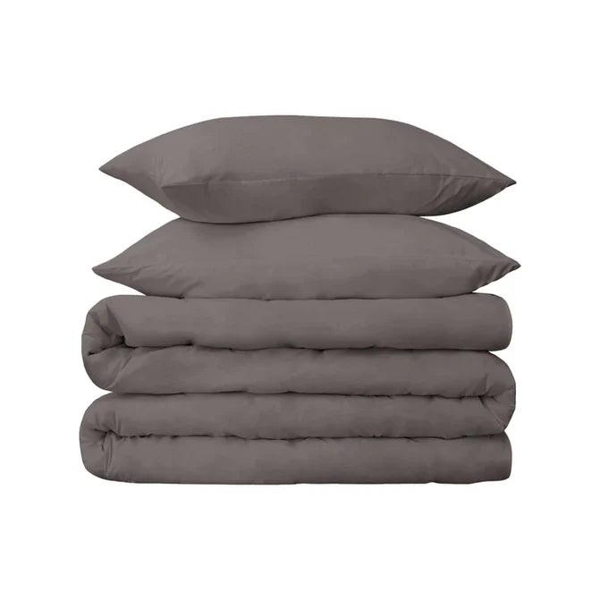 Luxury Egyptian Cotton 700 Thread Count Duvet Cover Set - Ultra Soft Breathable Bedding for Master Bedroom, Guest Room & Hotel Use