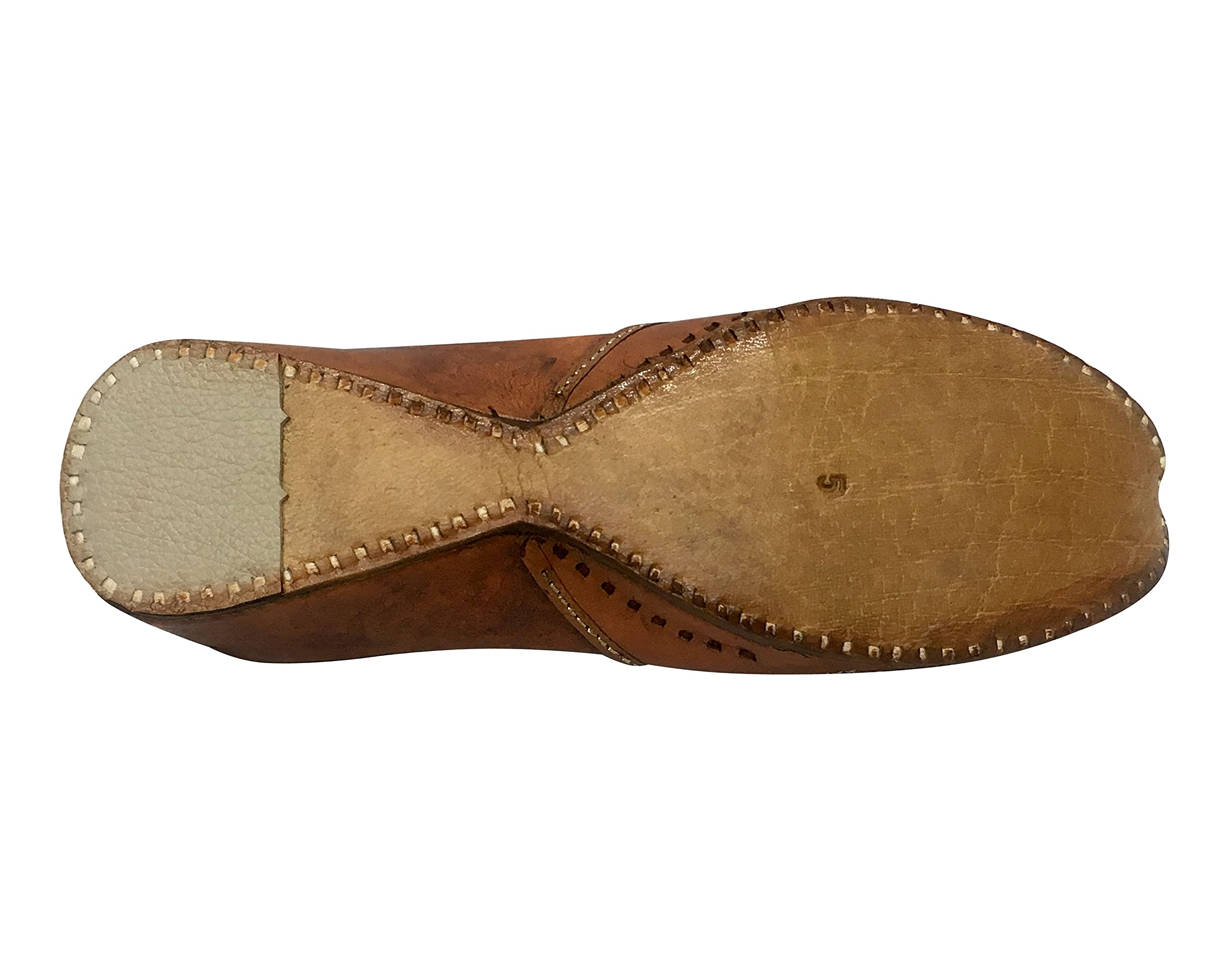 **Handmade Punjabi Jutti Khussa Leather Shoes - Traditional Indian Flip Flops & Loafers for Men & Women - Perfect for Weddings, Festivals & Casual Wear**