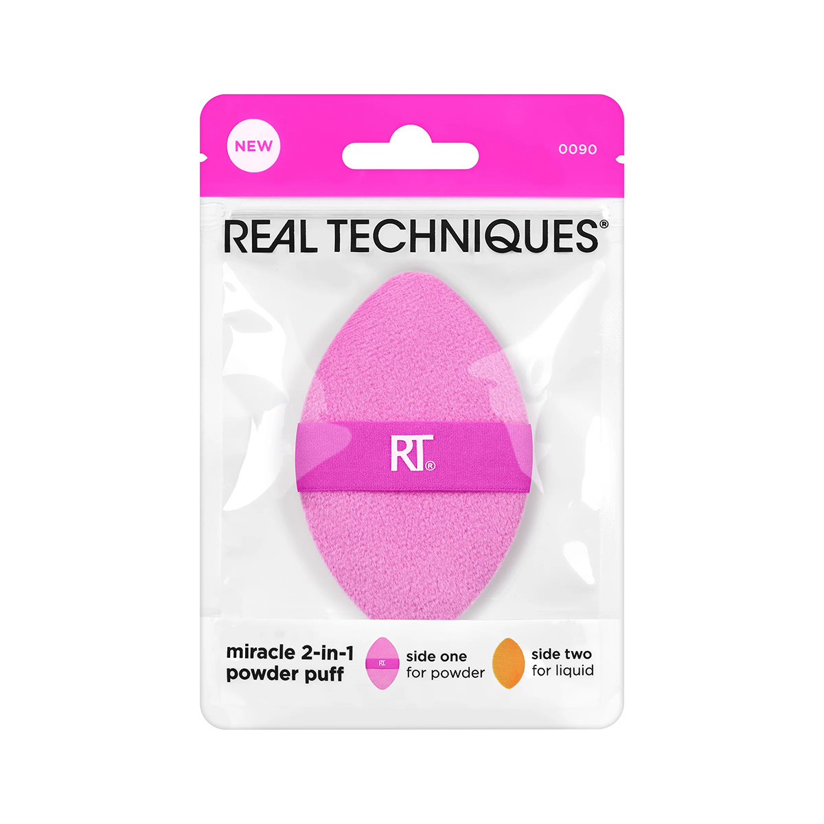 Miracle 2-in-1 Powder Puff for Flawless Makeup Application - Perfect for On-the-Go Touch Ups & Professional Makeup Artists