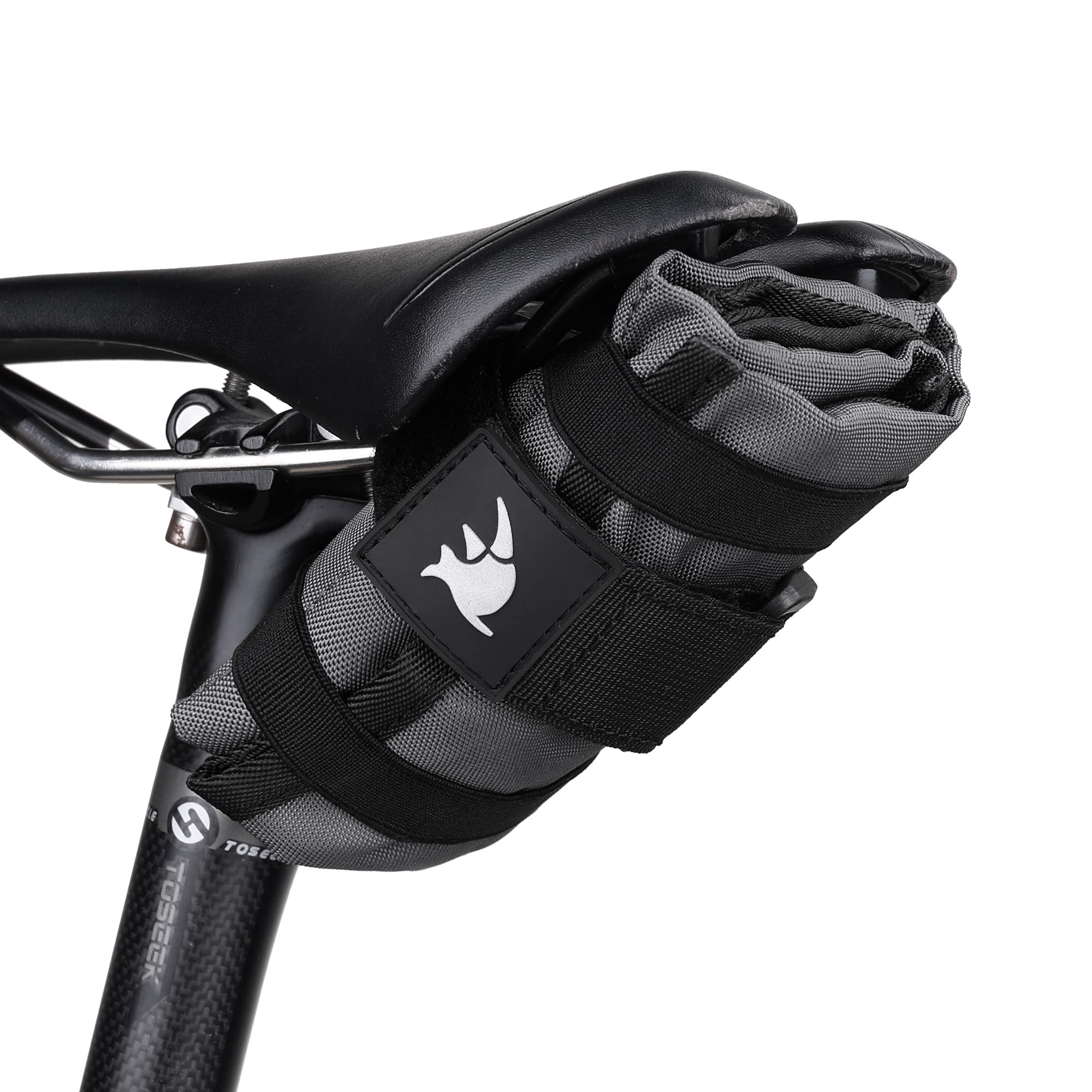 Rhinowalk Bike Saddle Bag - Waterproof Bicycle Roll Tool Pouch for Repair Essentials | Compact Storage for Mountain, Road & Fixed Gear Bikes | Perfect for Commuting, Cycling Trips & Emergency Repairs