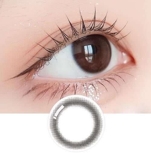 Iwwing Black Monthly Contact Lenses (2 Pack) - Buy 1 Get 1 Free - Perfect for Daily Wear & Special Occasions