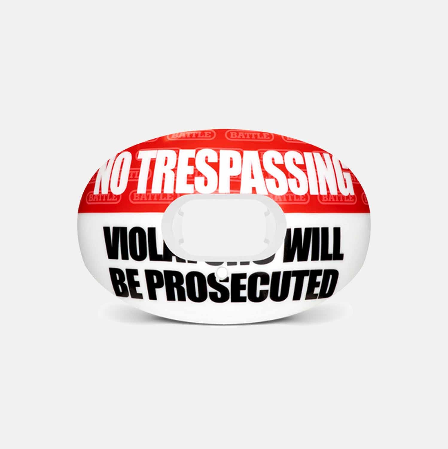 No Trespassing Oxygen Football Mouthguard - Breathable & Comfortable Mouth Guard for Football Players - Perfect for Training, Games & Sports Safety