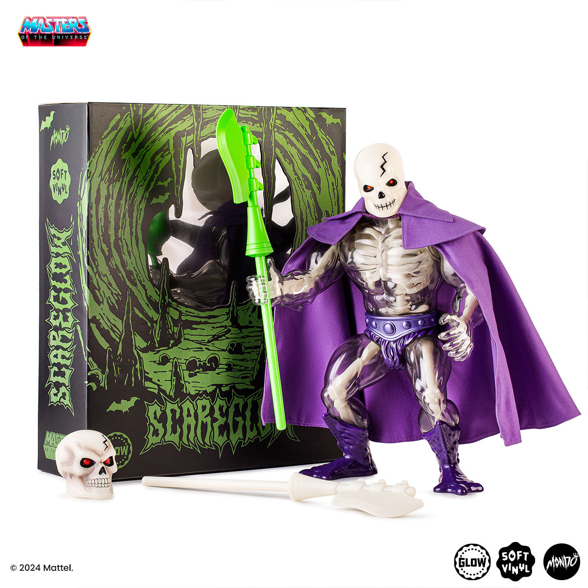 Masters of the Universe Scareglow Soft Vinyl Figure - Limited Timed Edition Collectible Toy for Display & Gift Giving