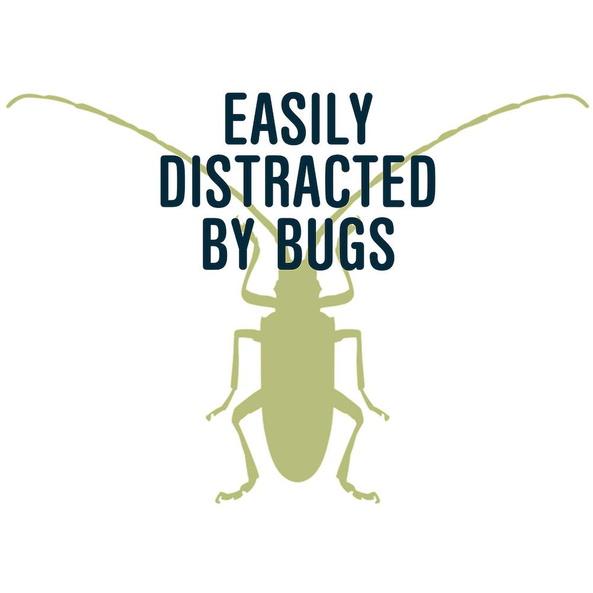 Distracted By Bugs 20 oz Ceramic Coffee Mega Mug - Large Funny Novelty Coffee Cup for Home, Office & Gifts - Perfect for Tea, Hot Chocolate & Morning Brews