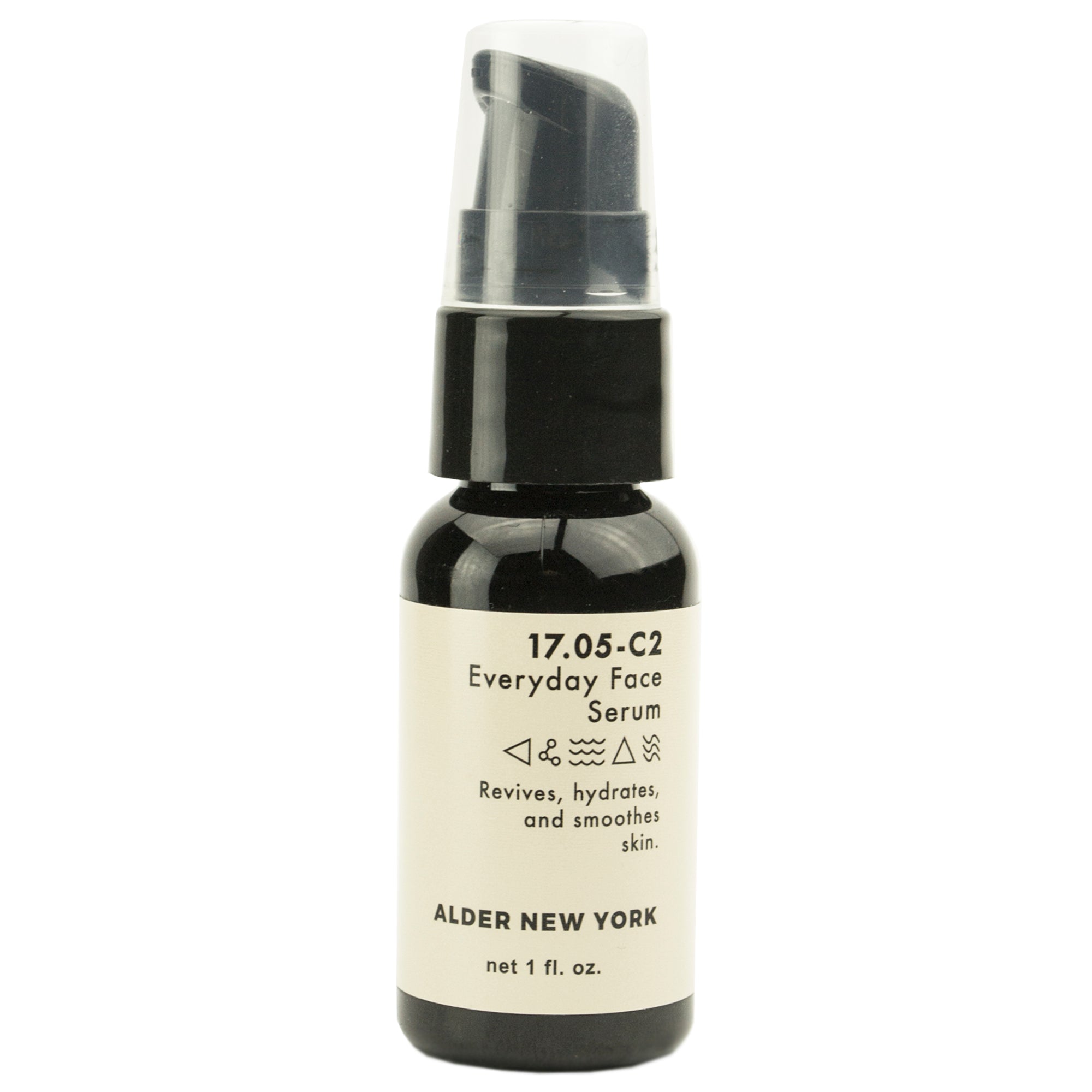 Alder New York Everyday Face Serum - 1 oz Travel Size | Hydrating & Brightening Skincare for On-the-Go | Perfect for Air Travel, Gym Bag & Daily Commute