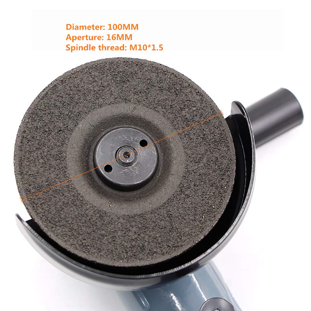 4 Inch BM-M4 Industrial Pneumatic Angle Grinder - 100MM Air Sanding Polishing Machine with 11000 RPM for Metal, Wood & Stone Cutting, Grinding & Polishing - Perfect for Construction, Automotive & DIY Projects