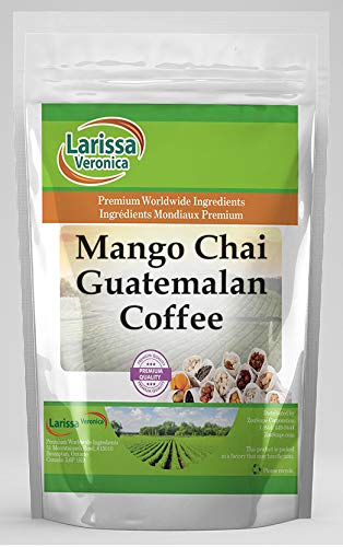 Premium Mango Chai Guatemalan Coffee Beans - Gourmet Naturally Flavored Whole Bean Coffee, 16oz Bag - Perfect for Morning Brew, Afternoon Pick-Me-Up & Special Occasions