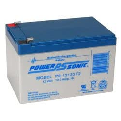 Replacement 12AH AGM Battery for CURRIE E-FOLDER Electric Bike & Scooter with F2 Terminals - Perfect for Commuting, Leisure Rides & Urban Transportation