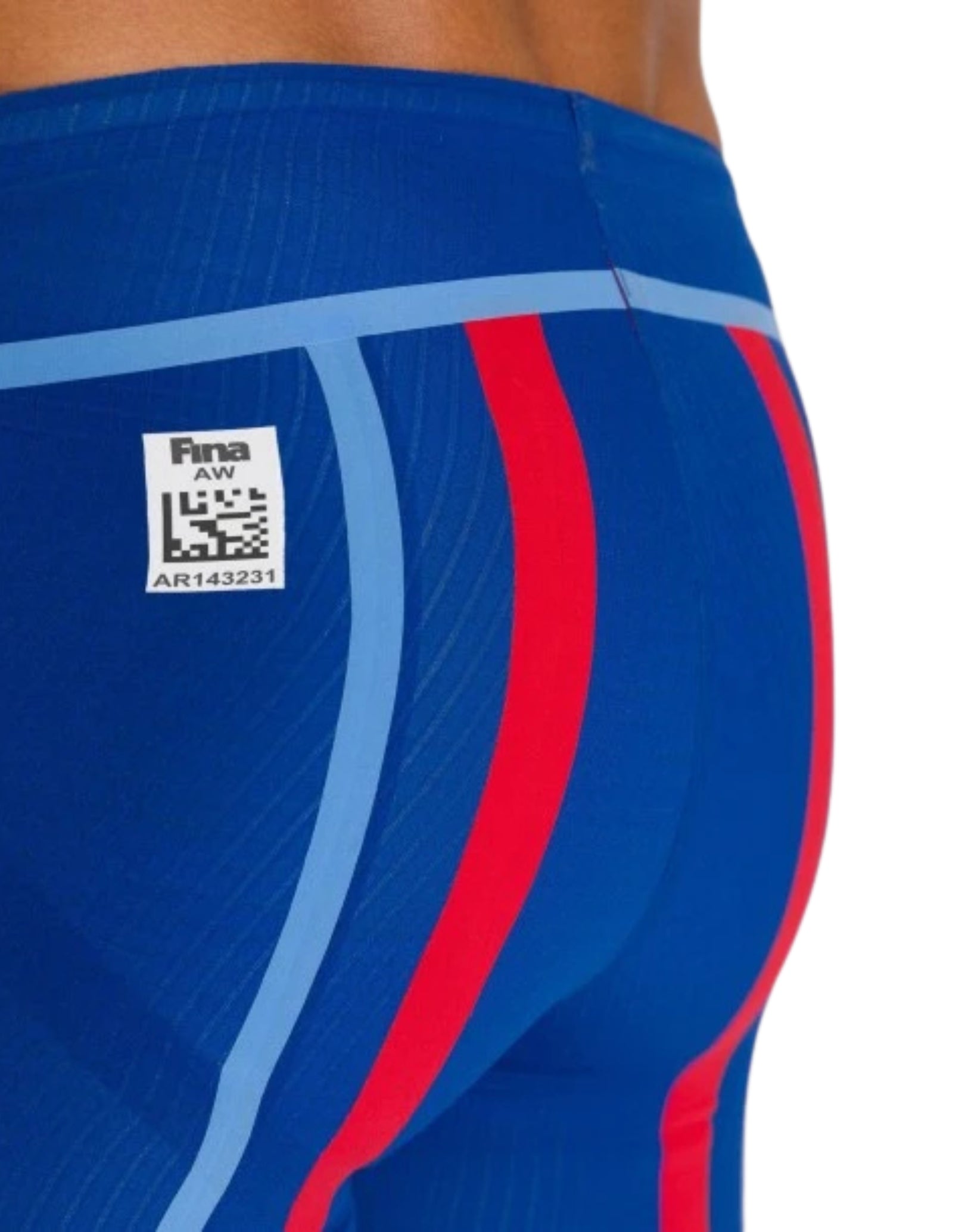 Powerskin Carbon Core FX Competition Swim Jammer - High-Performance Racing Swimwear for Men, Ocean Blue - Ideal for Competitive Swimming, Training & Triathlons