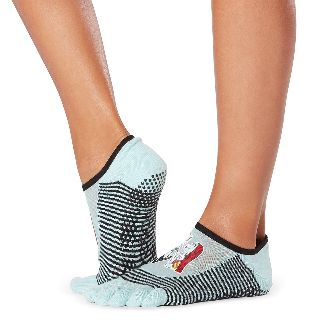 Disney Luna Grip Socks by ToeSox - Non-Slip Yoga Socks for Pilates, Barre & Dance - Perfect for Workouts, Studio Classes & Home Fitness
