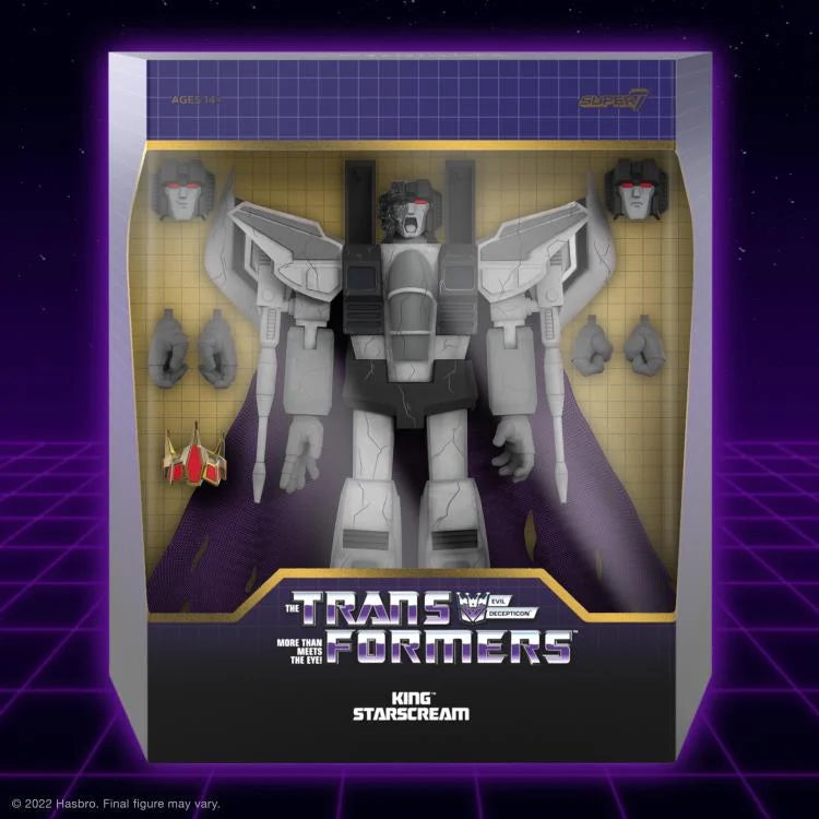 Transformers ULTIMATES! King Starscream (Fallen) - Premium Collectible Action Figure for Adults | Perfect for Display, Gifts & Transformers Collections
