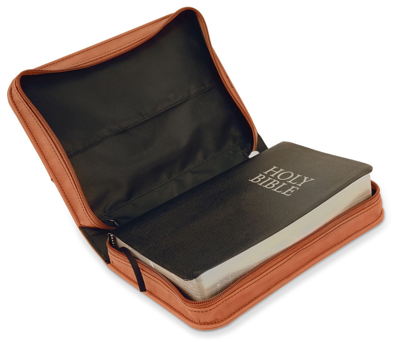 Personalized Deer Bible Cover with Handle & Zipper - Large for Church & Travel