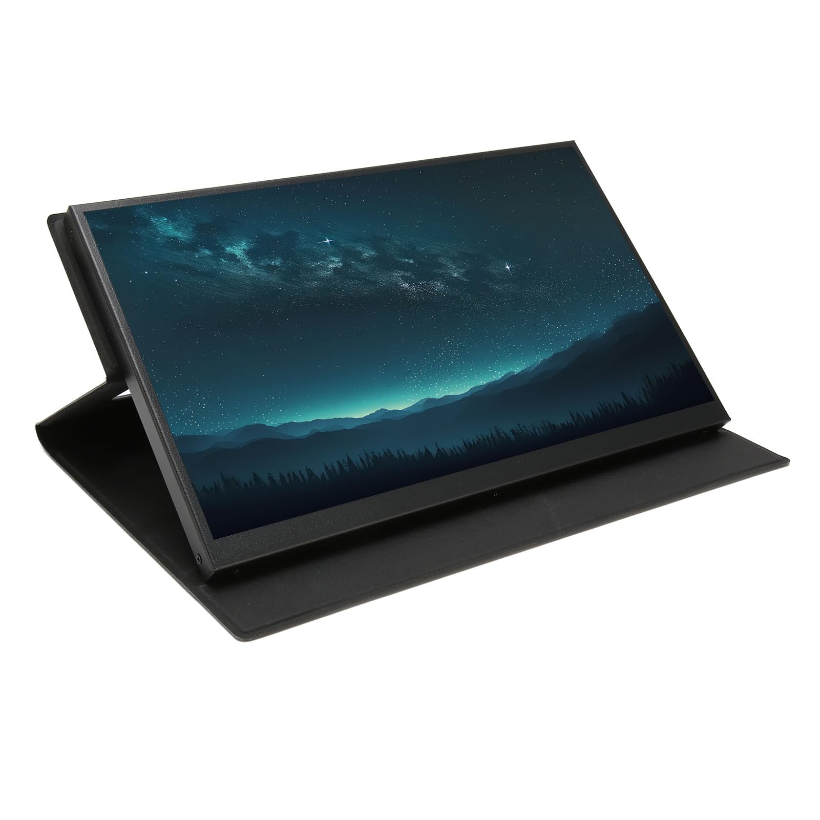 11.6 Inch Portable Travel Monitor with USB-C & 100-240V Power - Ultra Slim HDMI Display for Laptop, Gaming & Business (European Plug) - Perfect for Remote Work, Gaming On-The-Go & Business Presentations