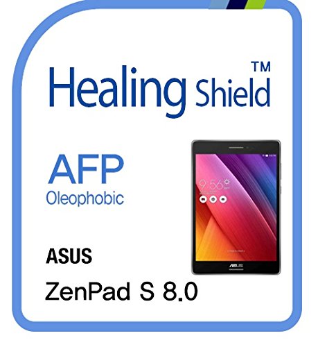 Healingshield Screen Protector for Asus ZenPad S 8.0 - Oleophobic AFP Clear Film for Daily Protection