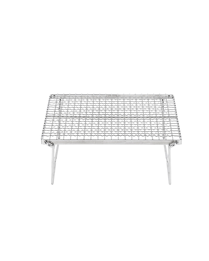 Fireplace Grill Bridge - Heavy Duty Steel Fire Pit Cooking Grate for Outdoor Camping, BBQ & Backyard Fireplace Use
