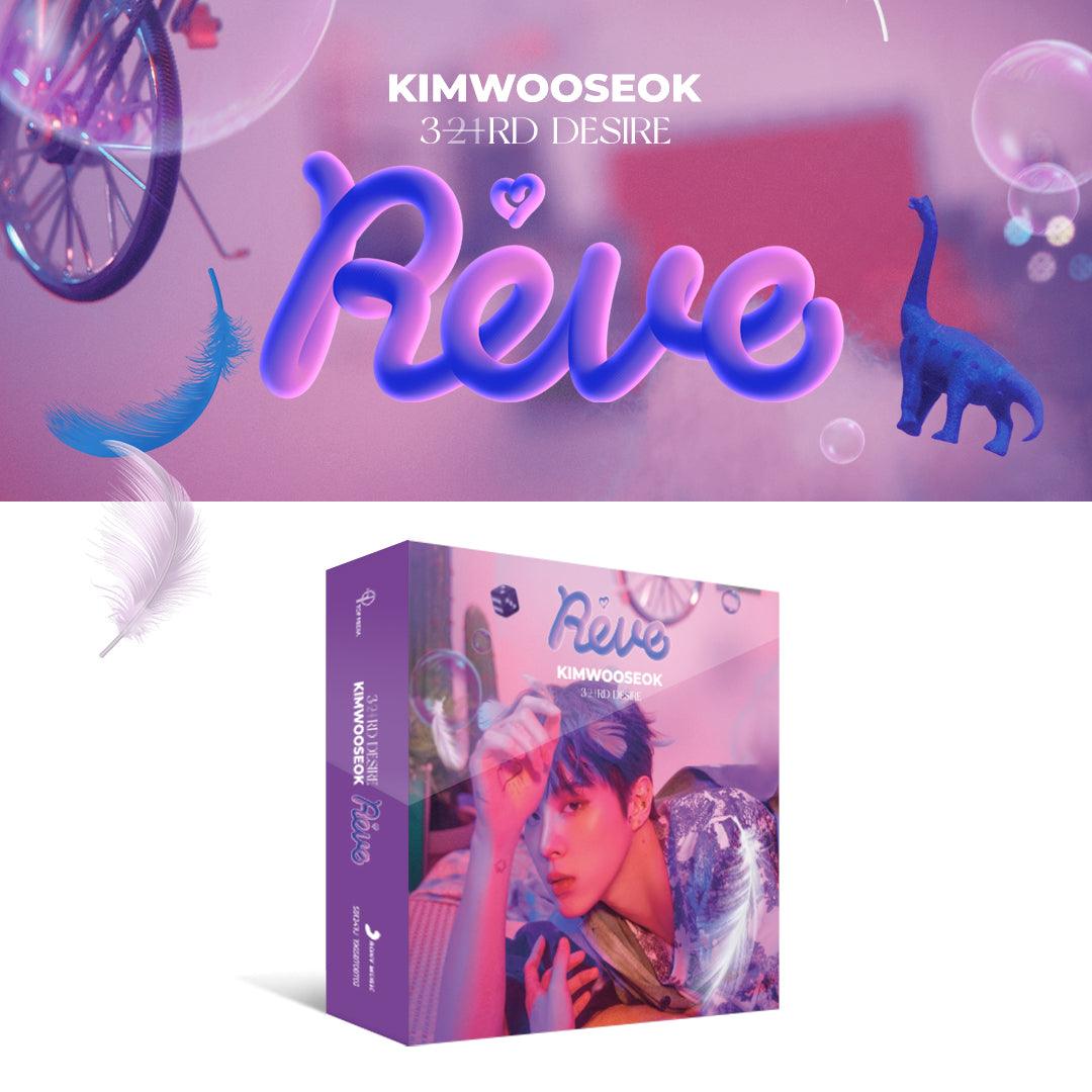 KIM WOO SEOK 3RD DESIRE 'REVE' KIHNO KIT - Official K-pop Album Photocard Set for Fans Collection & Display