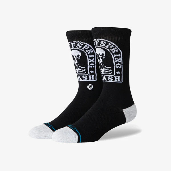 Stance Smashed Crew Socks for Men & Women - Comfortable Athletic Socks for Running, Basketball & Casual Wear - Trendy Ankle Socks with Cushioned Support & Breathable Fabric