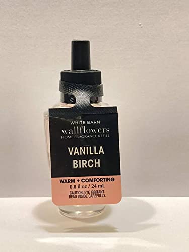 Bath & Body Works Wallflowers Fragrance Refill Bulb - Vanilla Birch Scent | Long-Lasting Home Air Freshener for Living Room, Bedroom & Bathroom