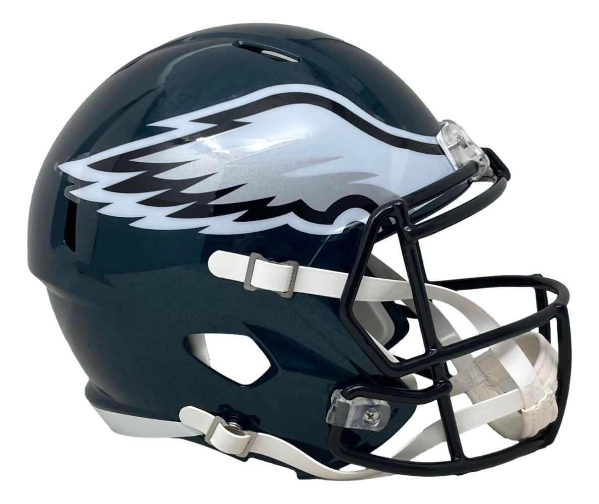 Josh Sweat Autographed Philadelphia Eagles Super Bowl LIX Replica Football Helmet - Authentic Signed Collectible for Eagles Fans & NFL Memorabilia Enthusiasts - Perfect for Display, Gifts & Sports Collections