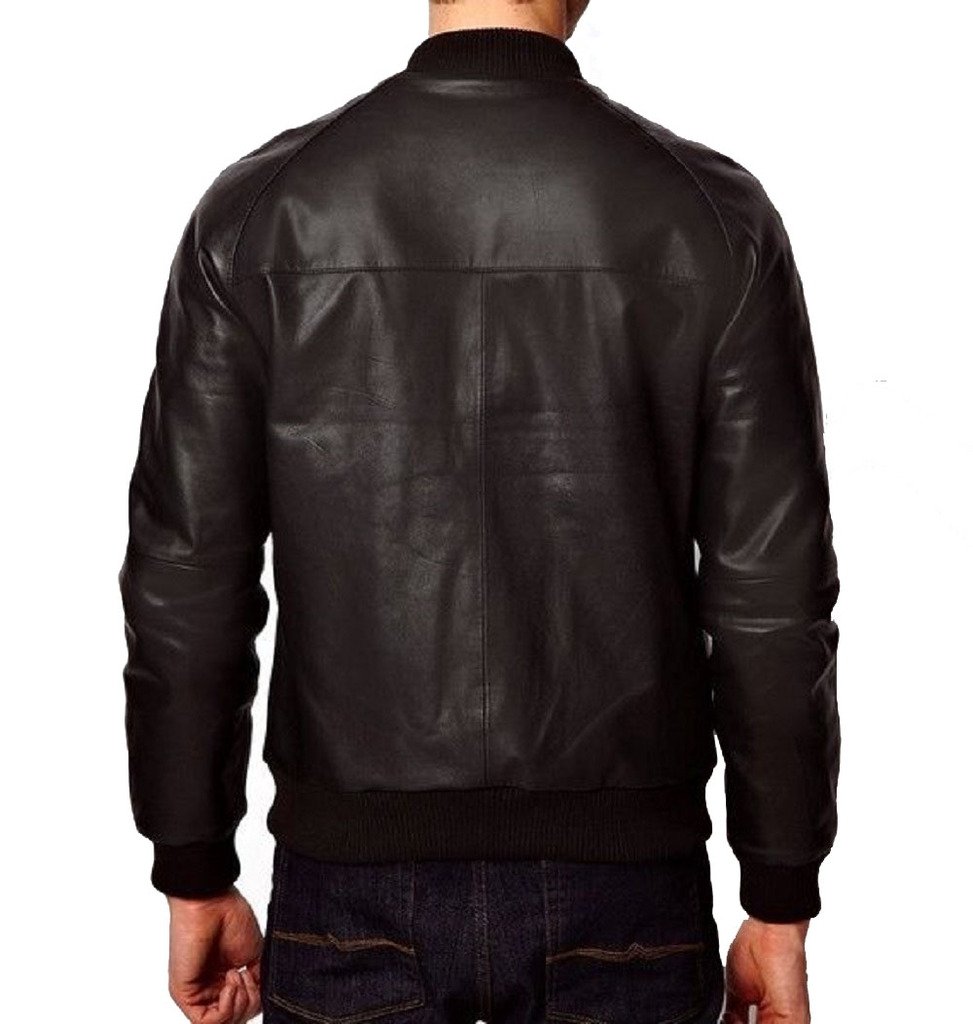 Men's Slim Fit Genuine Cow Leather Motorcycle Jacket - KC454 | Designer Biker Coat for Riding & Casual Wear