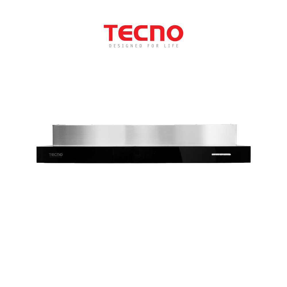 TECNO Hybrid Gas Induction Cooktop with Slim Range Hood - Perfect for Modern Kitchens, Fast Cooking & Energy Efficiency