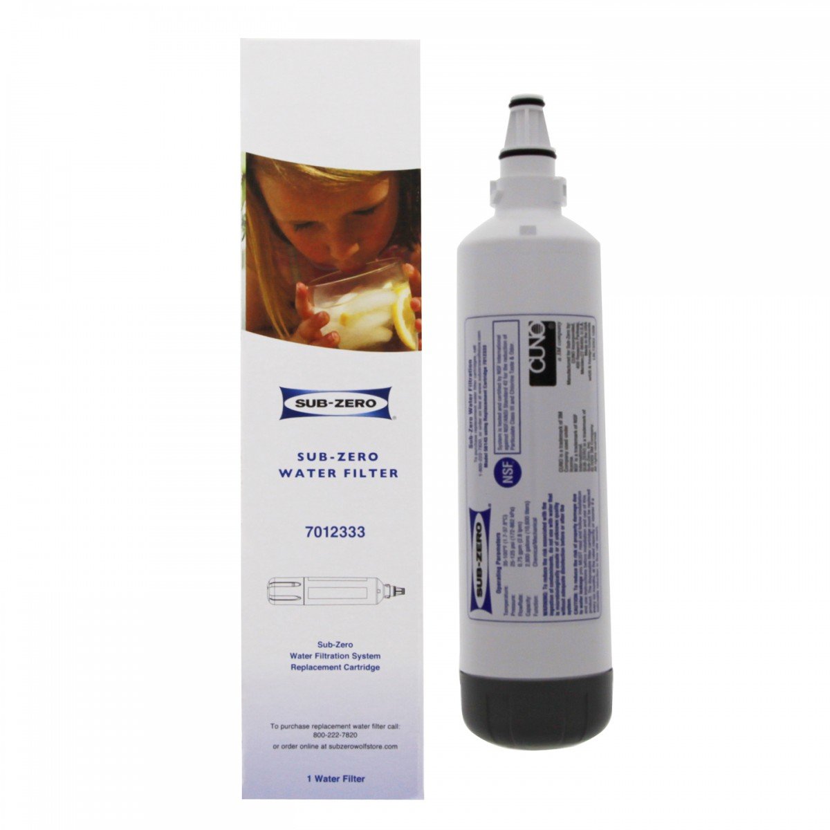 SUB-ZERO 7012333 UC-15 Replacement Water Filter for Ice Maker - Compatible with Sub-Zero Refrigerators - Improves Ice Taste & Quality - Perfect for Home Kitchen & Commercial Use