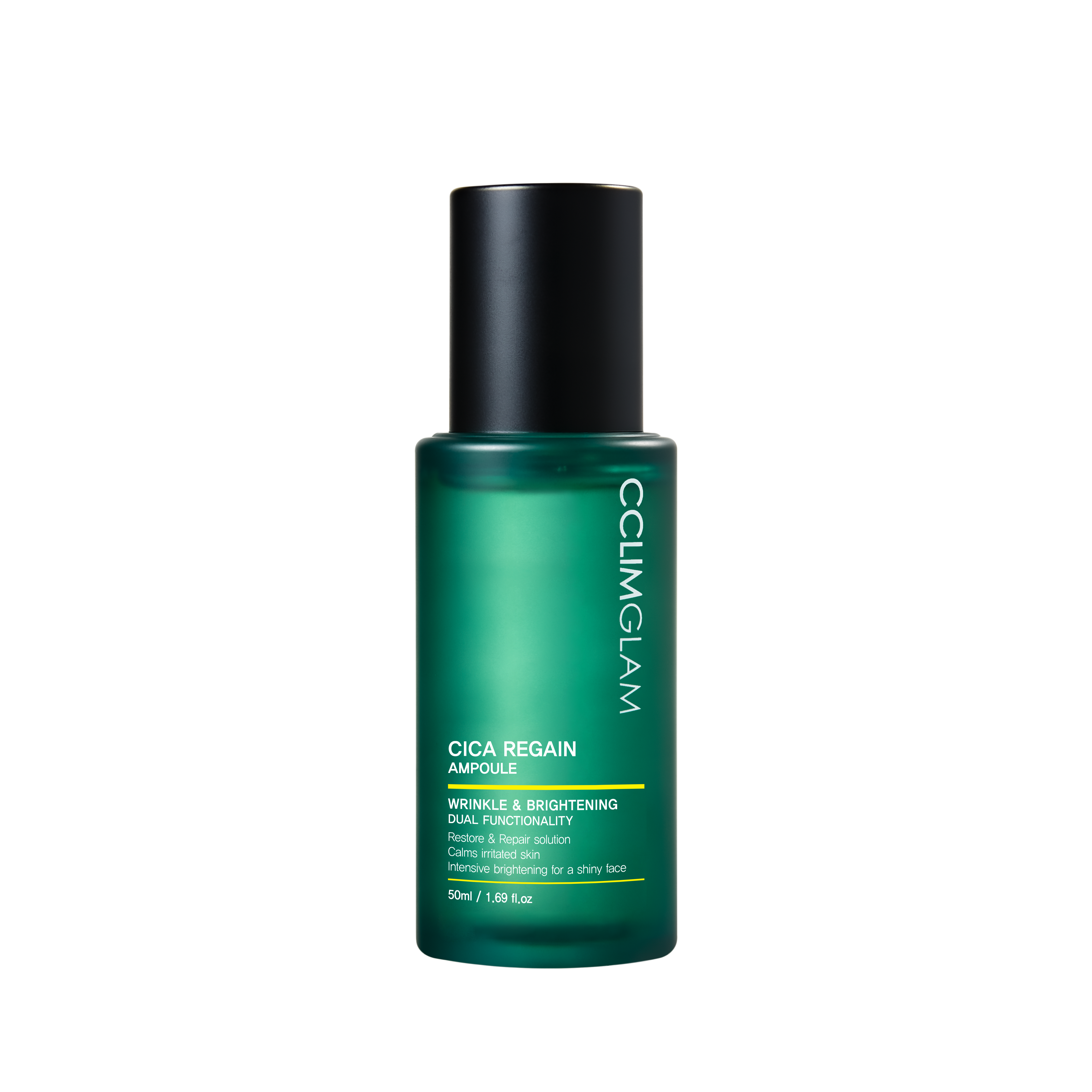 CCLIMGLAM Cica Regain Ampoule 50ml - Soothing & Hydrating Skin Repair Serum for Acne, Redness & Sensitive Skin | Korean Skincare for Daily Use & Post-Treatment Care