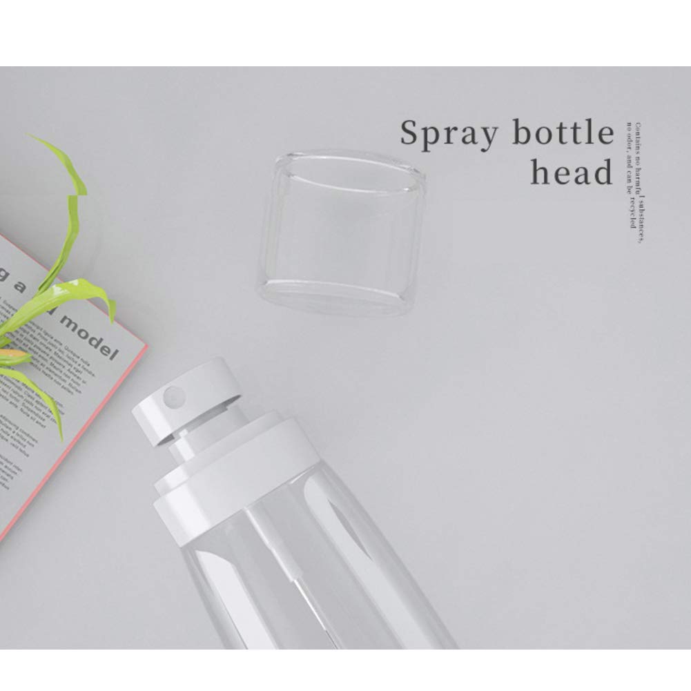 Refillable Cosmetic Spray Bottles 2oz (60ml) - Fine Mist Plastic Empty Clear Travel Container for Rose Water, Essential Oils & Facial Essences | Perfect for Skincare, Haircare & Travel Beauty Routine