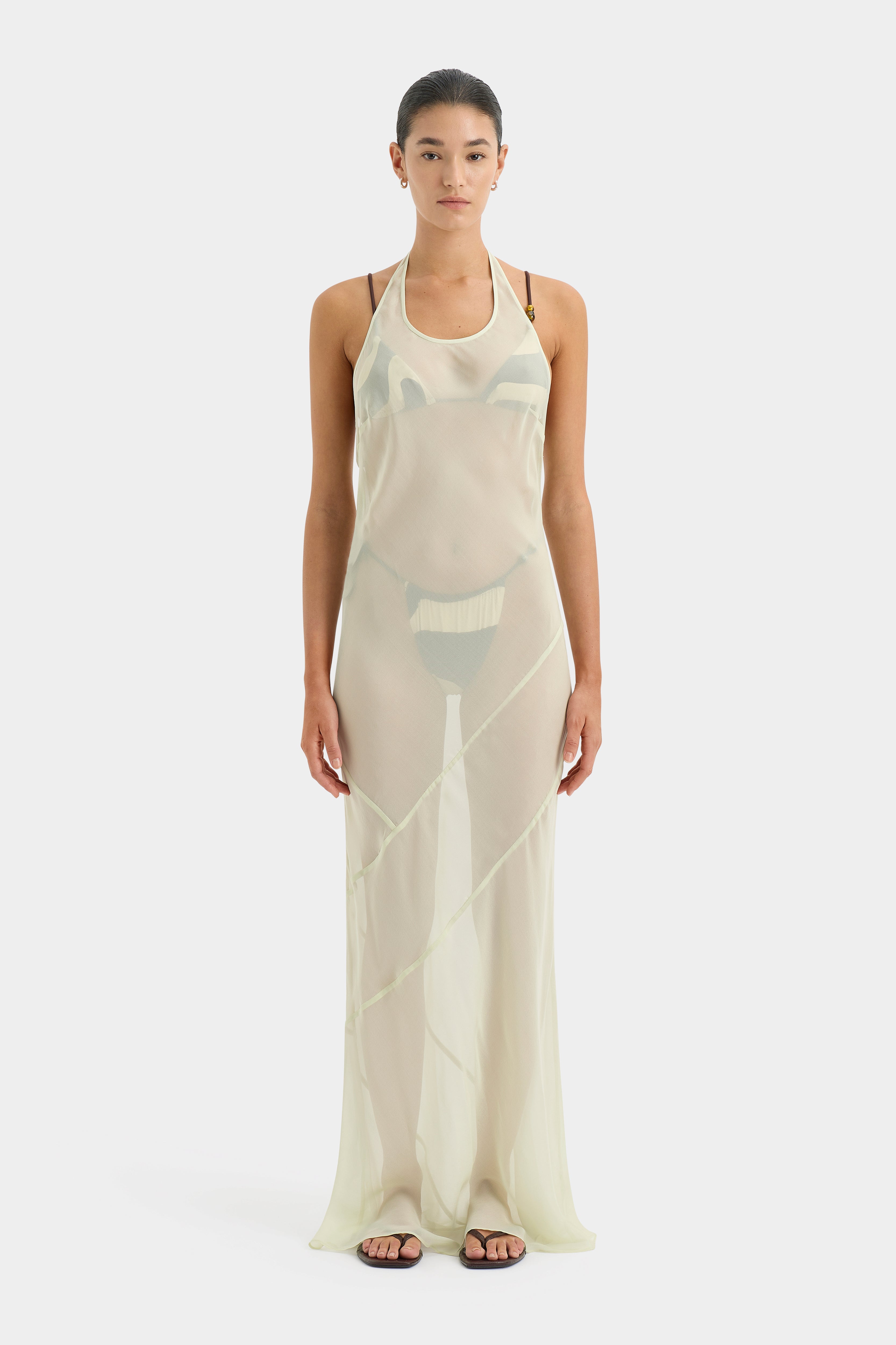 Sexy Strobe Halter Dress for Women - Party & Club Wear - Perfect for Night Out, Date Night & Special Occasions