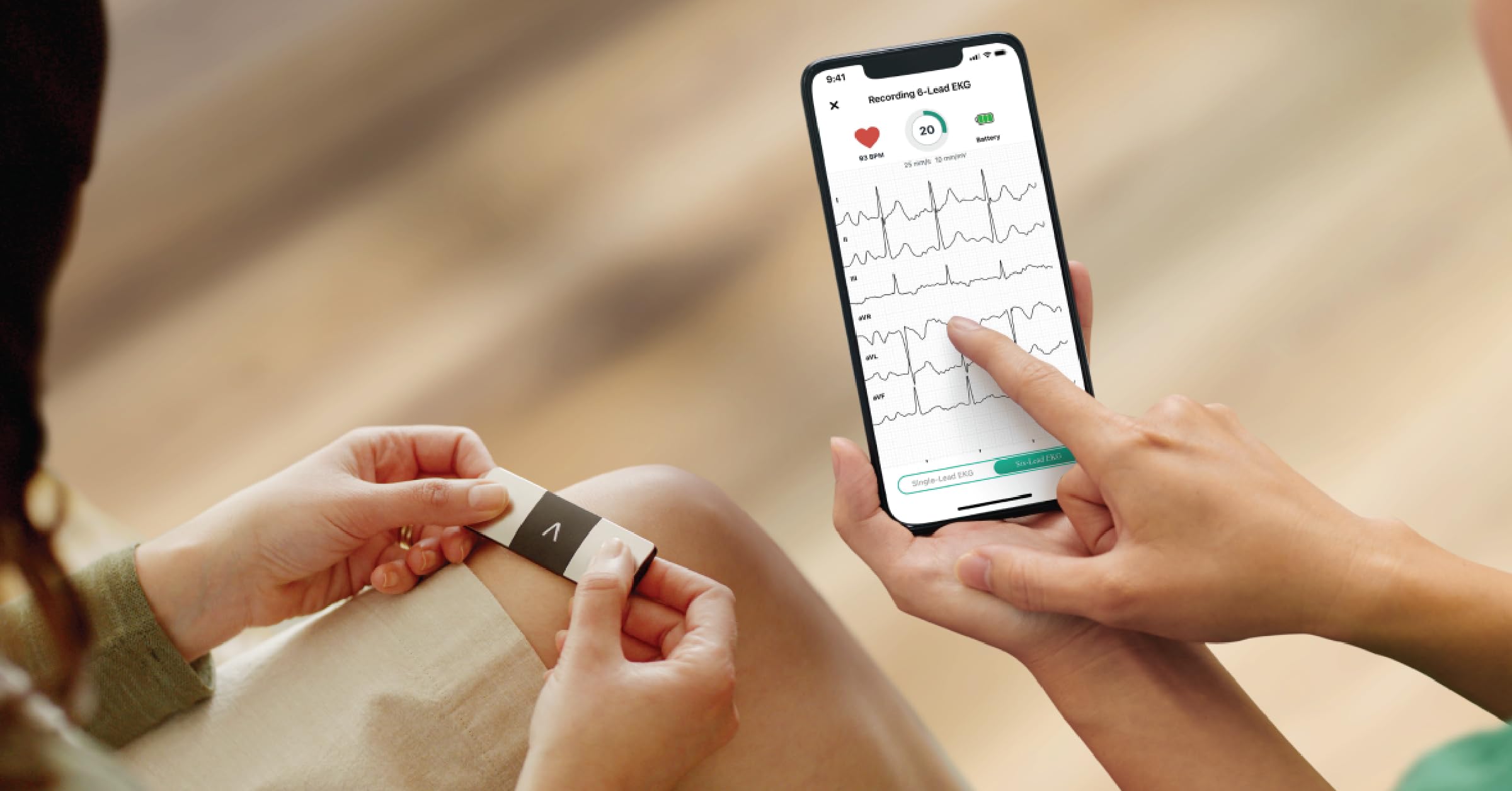 KardiaMobile 6-Lead Personal EKG Monitor – Portable Heart Rhythm Detector for AFib & Arrhythmias – 30-Second Instant Results – Compatible with Most Smartphones – FSA/HSA Eligible – Perfect for Home Health Monitoring & Travel Cardiac Care
