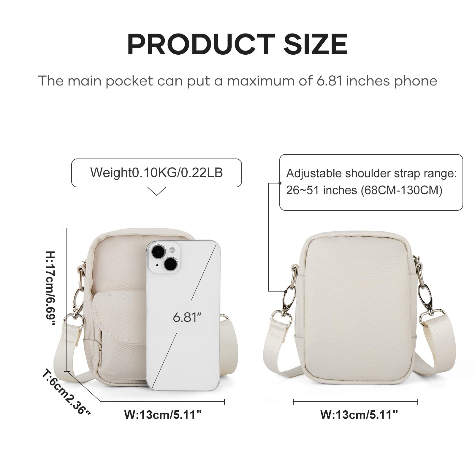Stylish Mini Crossbody Bag for Women & Girls - Compact Shoulder Bag, Small Messenger Satchel Purse - Perfect for Travel, Shopping & Everyday Use
