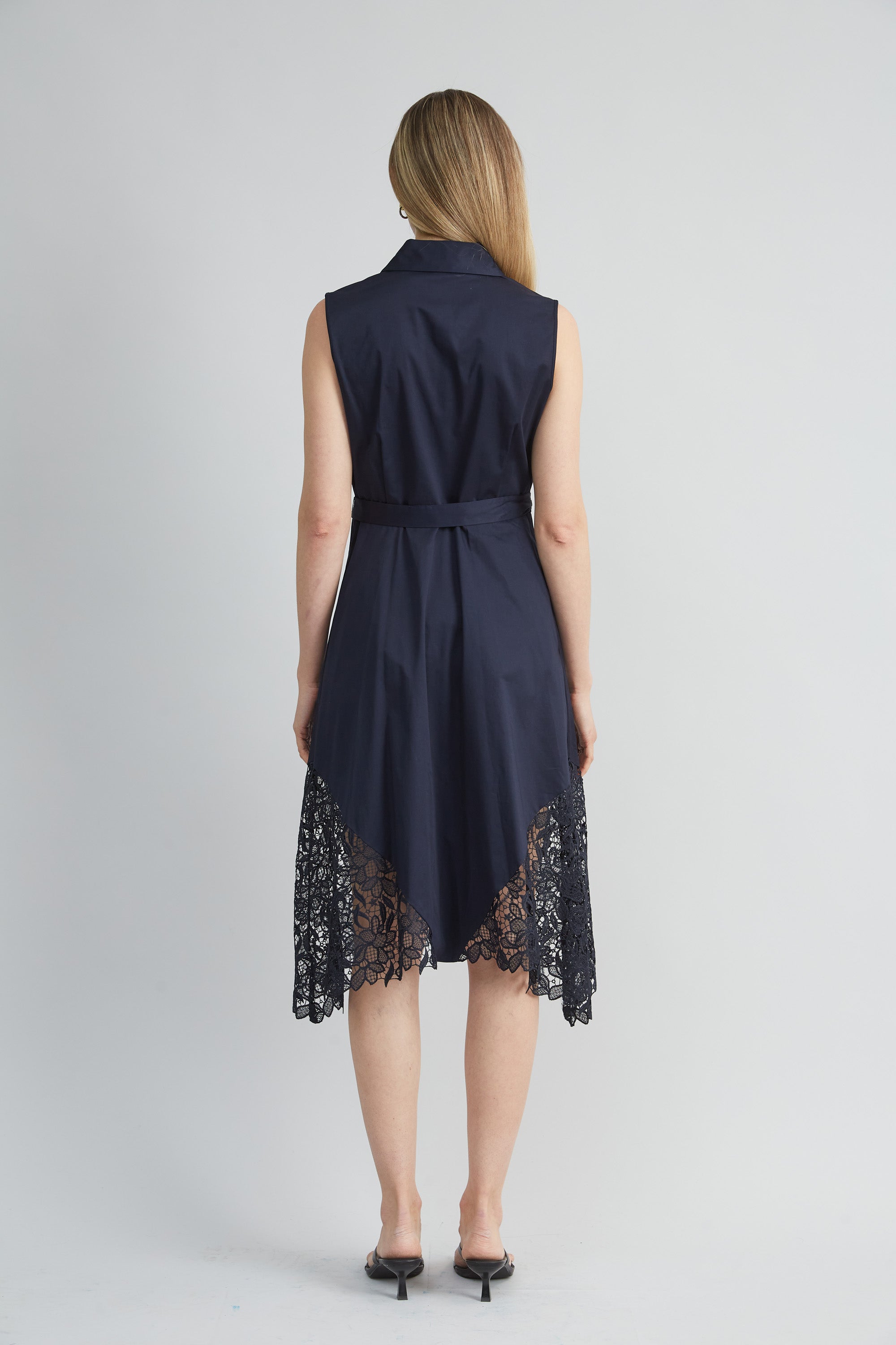 Elegant Cotton Lace Hem Dress for Women - Summer Flowy Boho Maxi Dress - Perfect for Beach Vacations, Date Nights & Outdoor Weddings