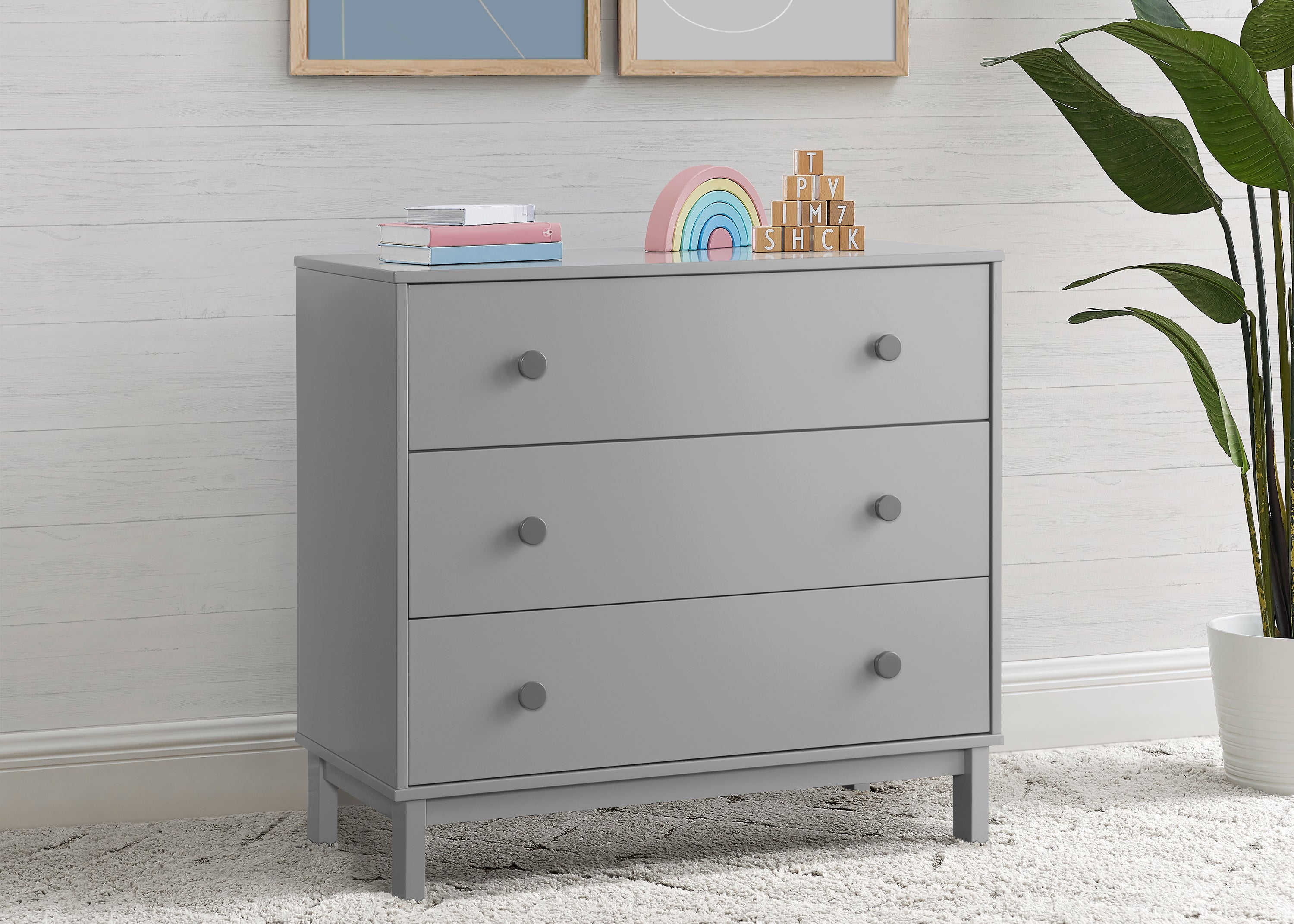 BabyGap Legacy 3-Drawer Nursery Dresser with Interlocking Drawers - Perfect for Baby Clothes Storage & Nursery Organization