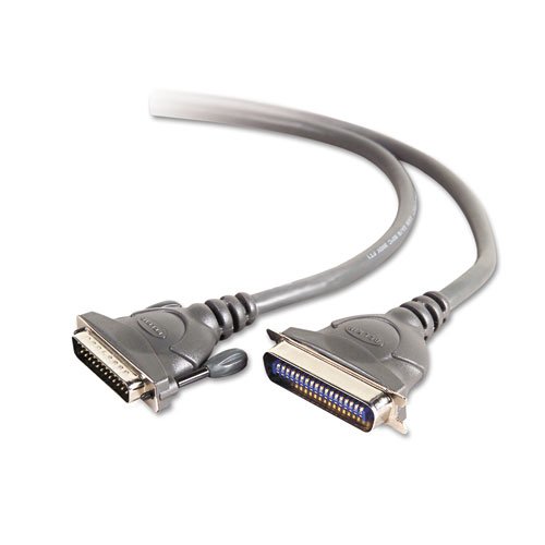 Belkin Parallel Printer Cable - 6ft High-Speed IEEE 1284 Compatible Printer Cord for HP, Epson, Canon Printers | Perfect for Home Office, Small Business & Retro Computing Setup