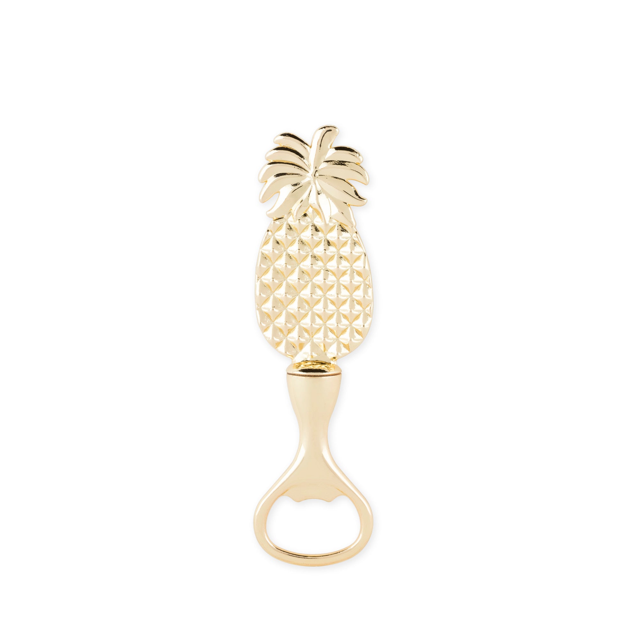Blush Aloha Pineapple Bottle Opener - Tropical-Themed Kitchen & Bar Accessory for Parties, BBQs, and Beach Gatherings