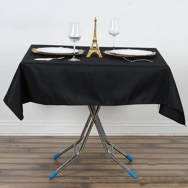 54x54 Inch Premium Square Polyester Tablecloth - Wrinkle & Stain Resistant - Perfect for Dining Tables, Parties, Weddings & Events