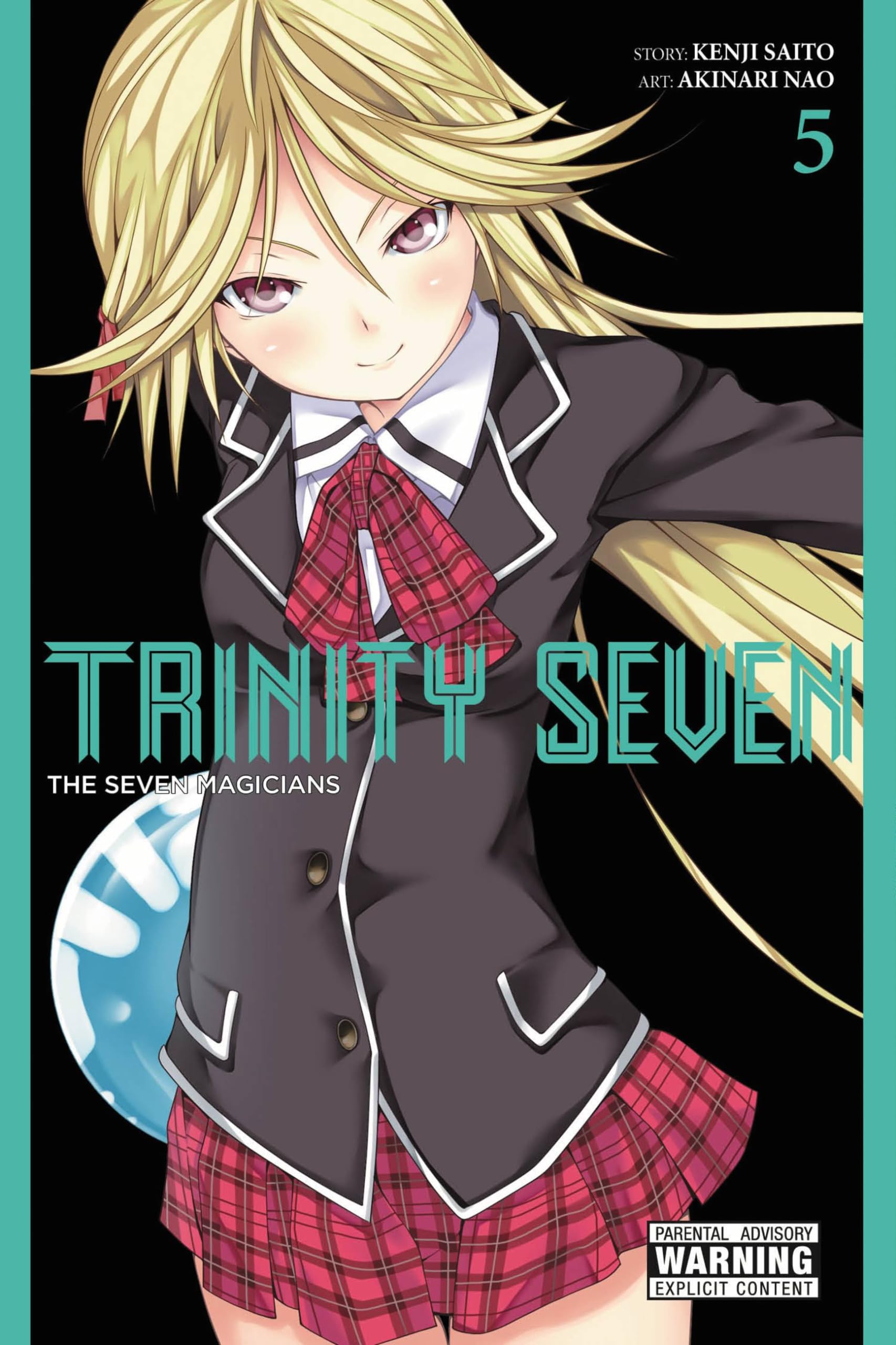 Trinity Seven Vol. 5: The Seven Magicians - Manga Book | Anime Fantasy Adventure Series | Perfect for Manga Collectors & Anime Fans