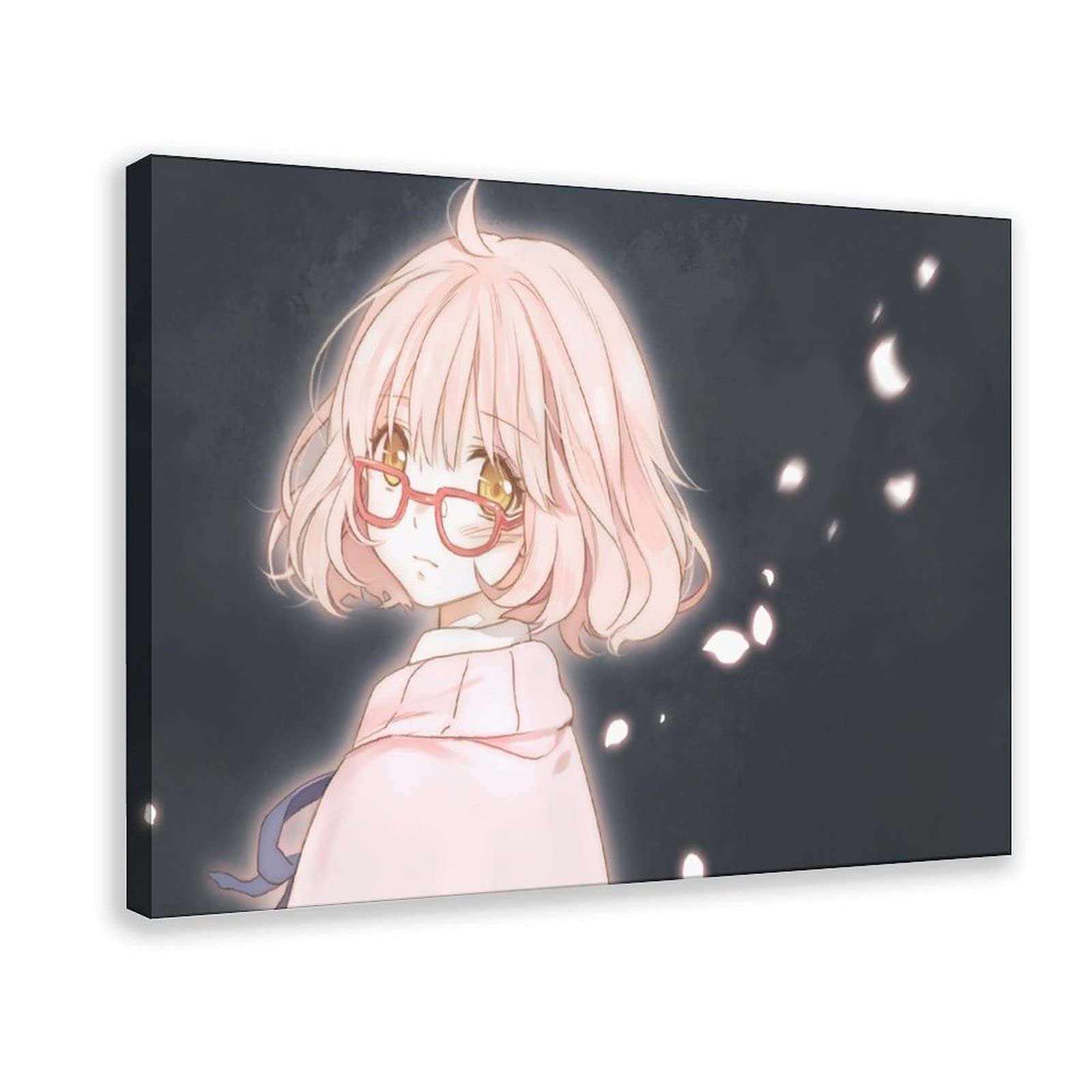 Anime Beyond The Boundary 24x36 Inch Canvas Poster - Premium Wall Art for Bedroom, Office & Sports Room Decor - Perfect Gift with Frame (60x90cm) - Ideal for Anime Fans, Home Theater & Game Room Decor