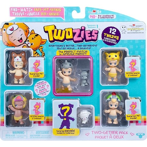 Moose Toys Twozies Season 1 Two-Gether Pack - Interactive Collectible Dolls for Kids | Perfect for Playdates, Birthday Gifts & Toy Collections