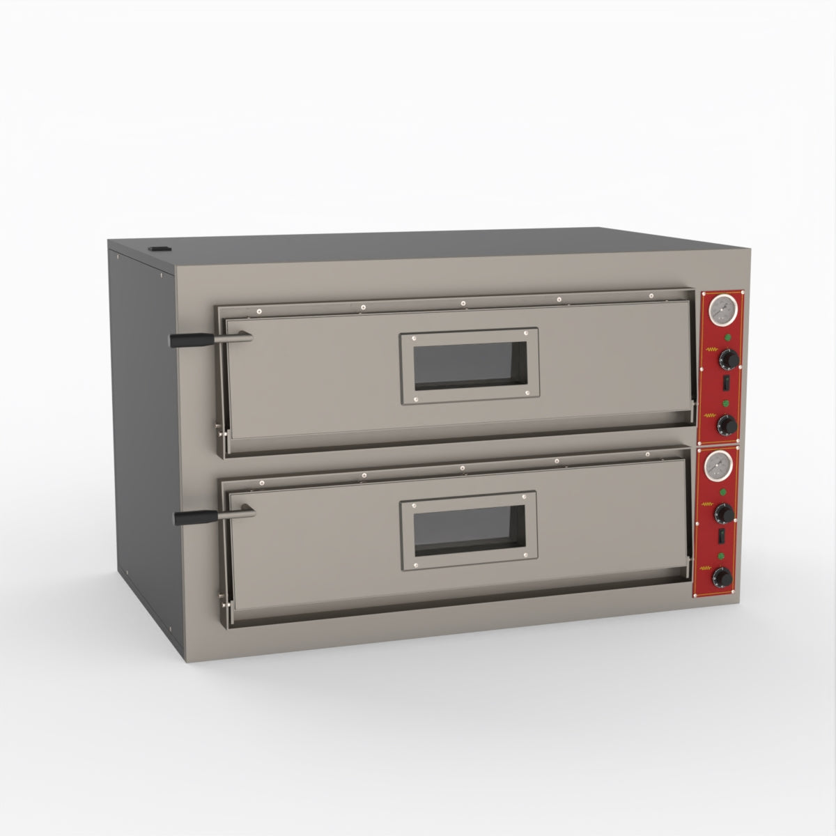 BakerMax Black Panther Pizza Deck Oven EP 1 SDE - Commercial Electric Pizza Oven for Restaurants, Pizzerias & Catering - Perfect for Baking Crispy Crust Pizzas, Bread & Pastries
