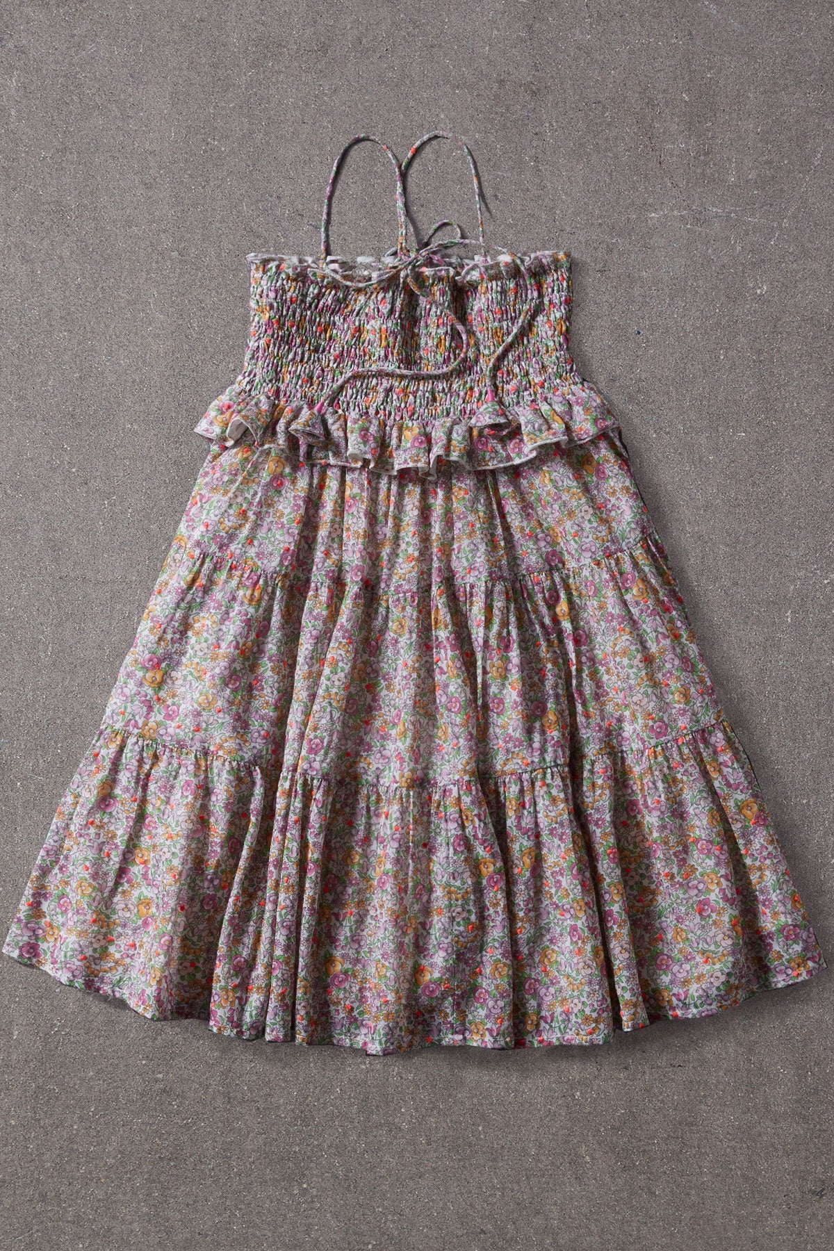 Nellystella Lola Girls Floral Dress - Spring Bouquet Print, Size 2 | Cute Spring & Summer Outfit for Toddler Girls | Perfect for Easter, Birthday Parties & Family Photos