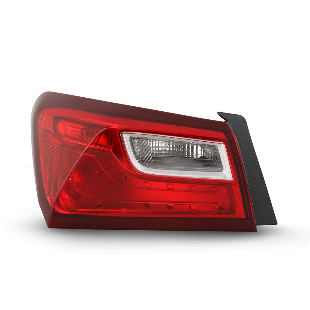 Non-LED Left Driver Side Tail Lamp Brake Light Assembly Replacement - Perfect for Ford F150, Chevy Silverado & Dodge Ram Truck Taillight Repair
