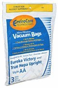 Eureka Vacuum Bags Style AA - 3 Pack Replacement Bags for Eureka Vacuums | Perfect for Home Cleaning, Pet Hair Removal & Allergen Reduction
