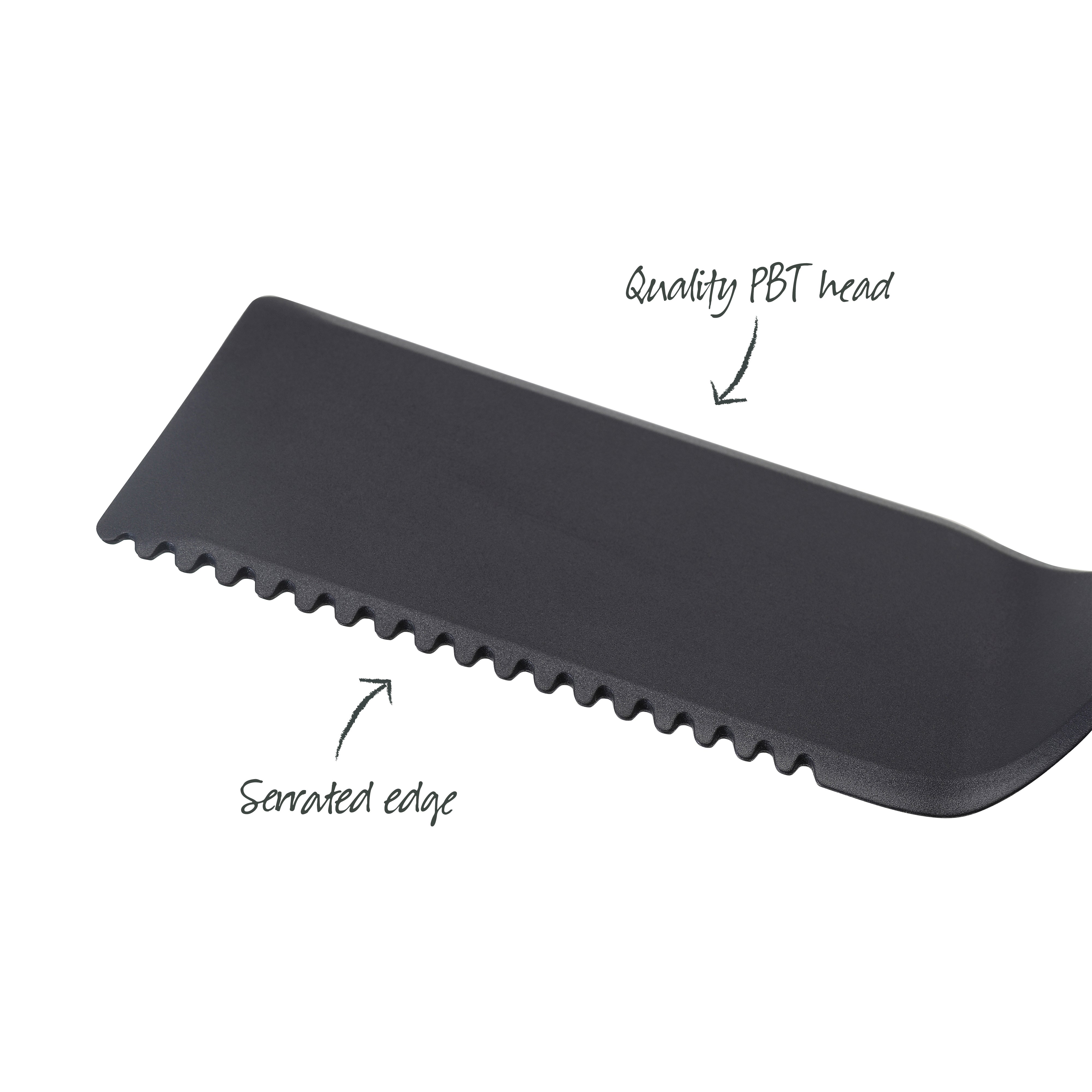 Aspire Solid Turner - Stainless Steel Kitchen Spatula for Flipping Pancakes, Eggs & Burgers - Perfect for Grilling, Cooking & Baking at Home or Outdoor BBQ