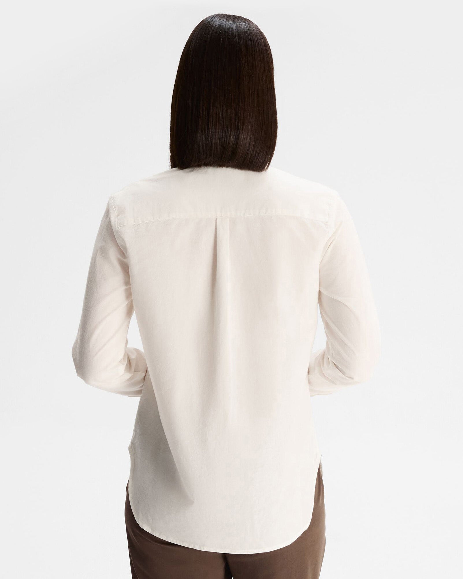 Women's Flaxton LT Long Sleeve Shirt - Breathable White Blouse for Work & Casual Wear | Office, Travel & Everyday Outfits